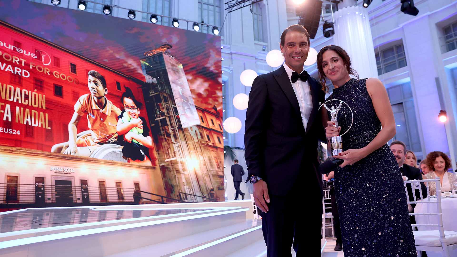 <a href='https://www.atptour.com/en/players/rafael-nadal/n409/overview'>Rafael Nadal</a> with wife María Francisca Perelló.