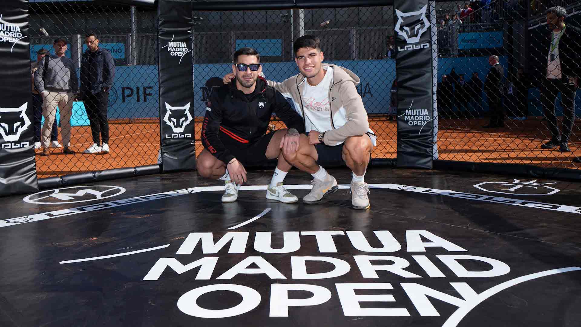 Alcaraz bolsters his fighting spirit with UFC star Topuria in Madrid