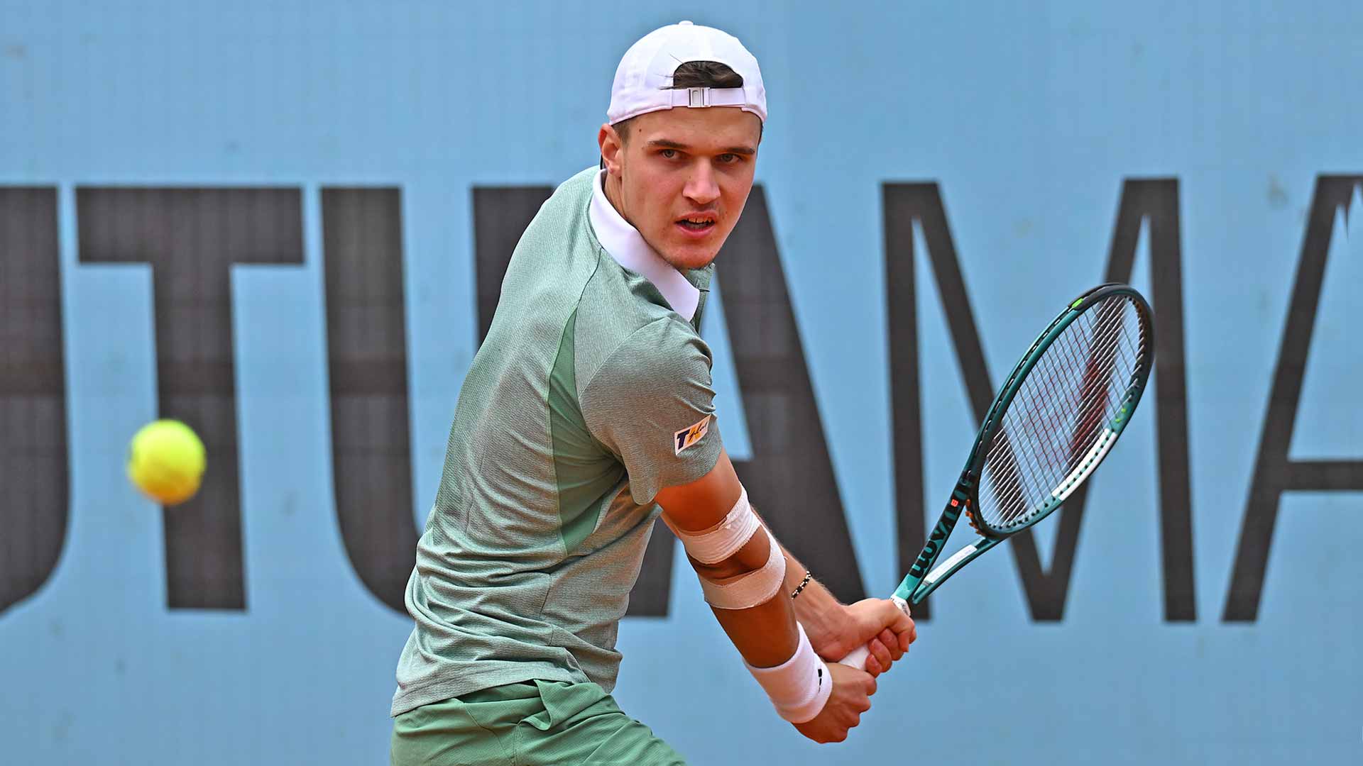 Jakub Mensik defeated Yannick Hanfmann on Thursday on his Madrid debut.