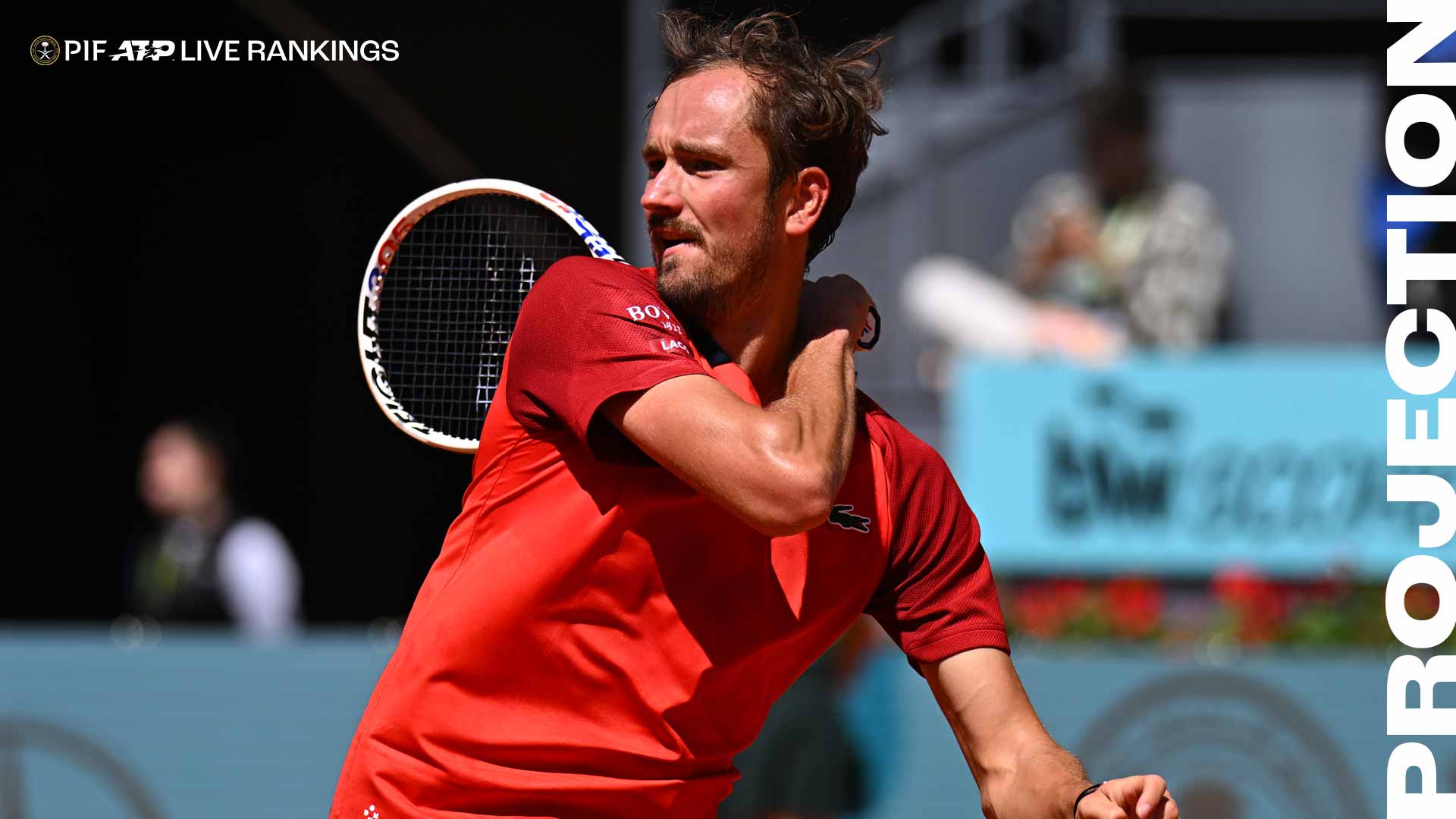 Daniil Medvedev is pursuing his first Mutua Madrid Open title.