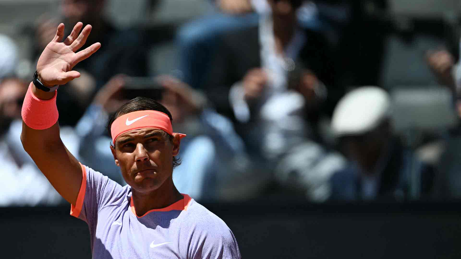 Rafael Nadal tiene el récord de más victorias (70) y títulos (10) en Roma.