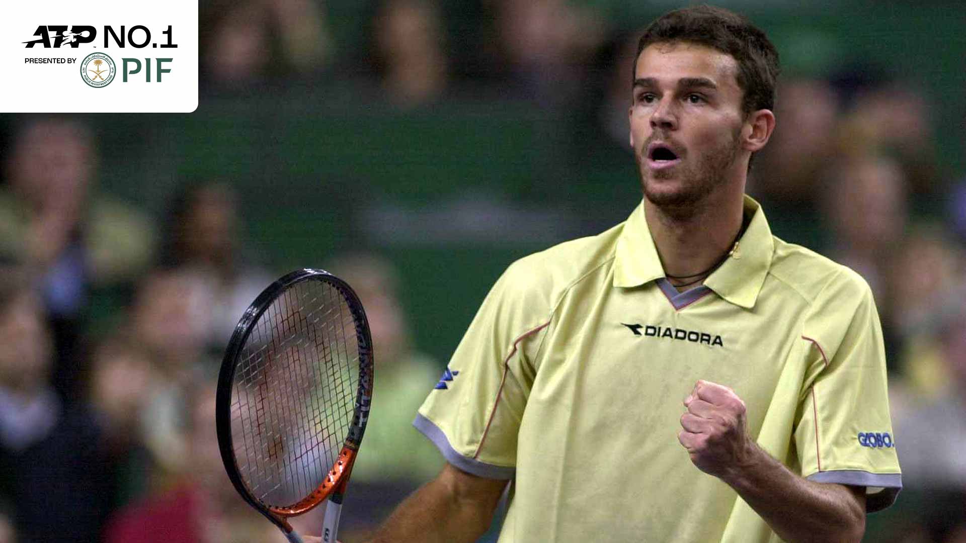 Gustavo Kuerten rose to World No. 1 in the PIF ATP Rankings for the first time after winning the 2000 Nitto ATP Finals.