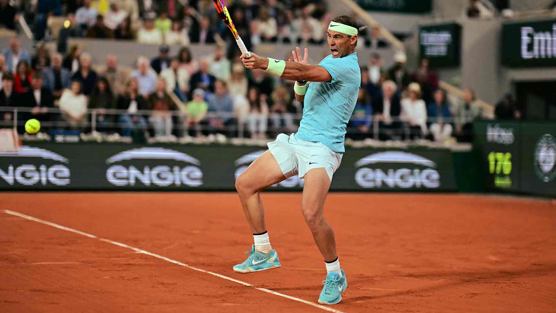 Rafael Nadal ha disputado 116 partidos en su carrera en Roland Garros (112-4).