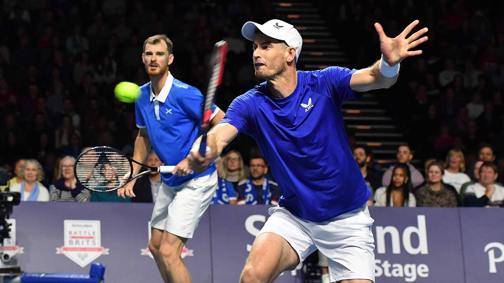 Andy Murray will partner brother Jamie for the first time at Wimbledon.