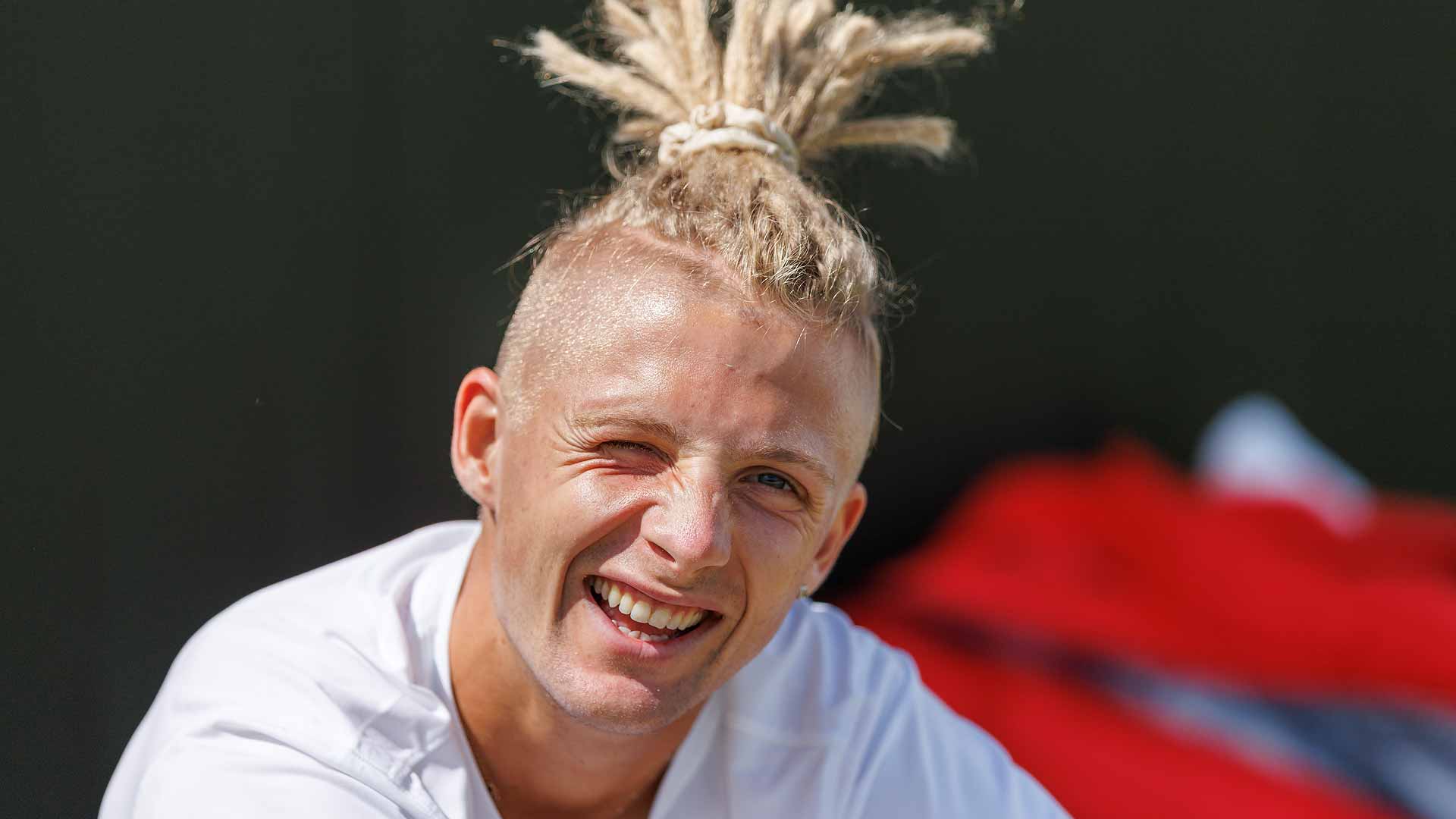 Mark Lajal: The Estonian who dreamt of racing now plays Alcaraz at Wimbledon