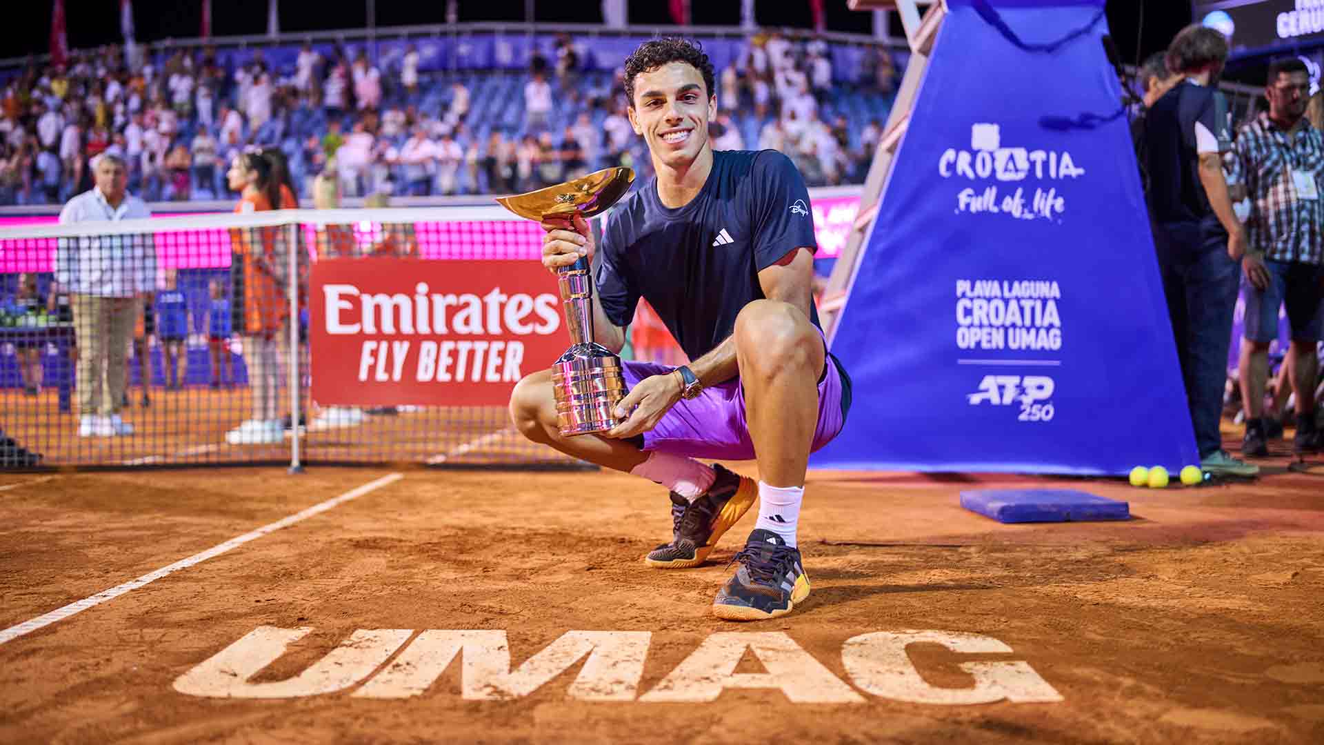 Cerúndolo gana un partidazo ante Musetti y el título en Umag