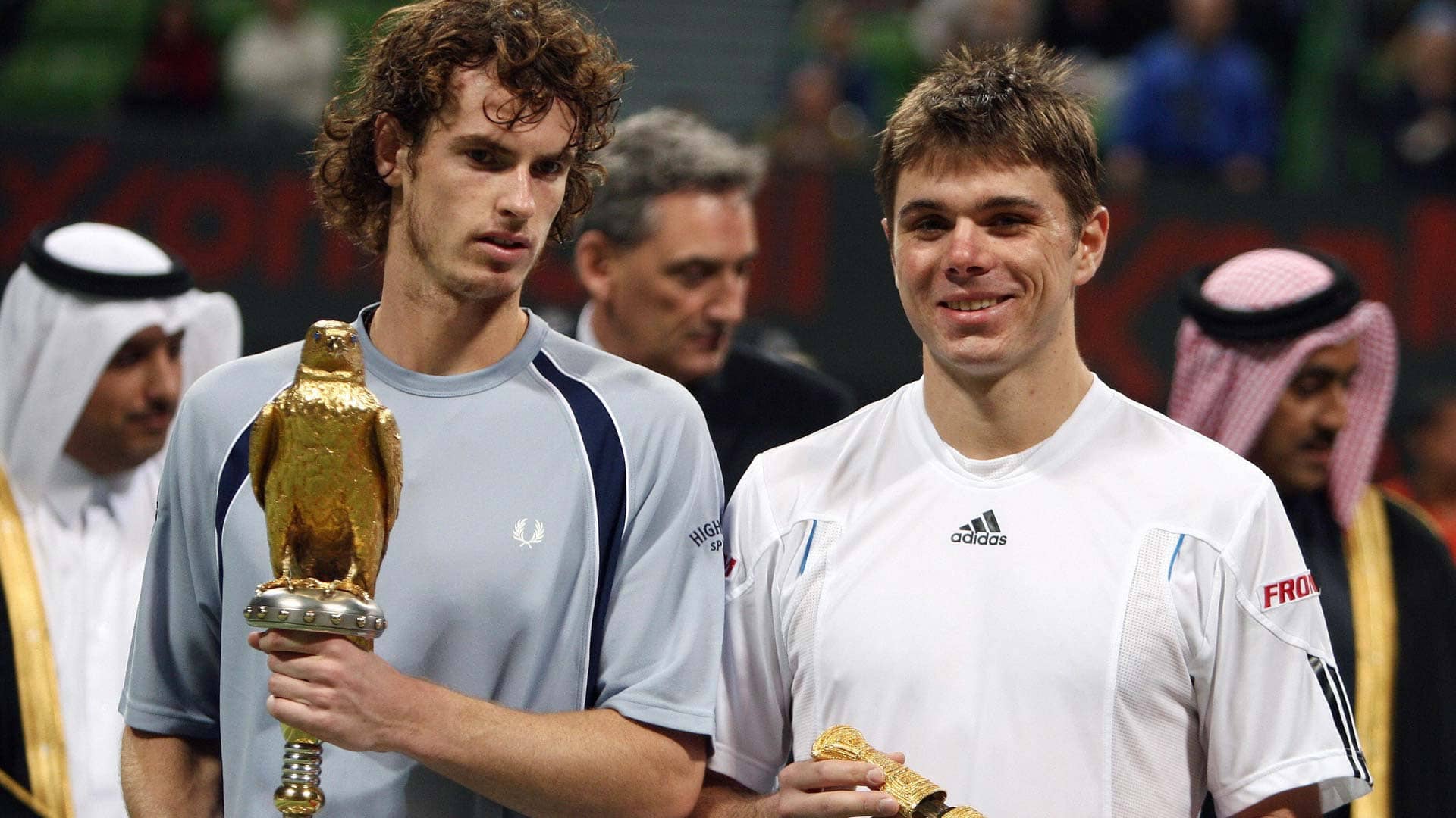 <a href='https://www.atptour.com/en/players/andy-murray/mc10/overview'>Andy Murray</a>, <a href='https://www.atptour.com/en/players/stan-wawrinka/w367/overview'>Stan Wawrinka</a>