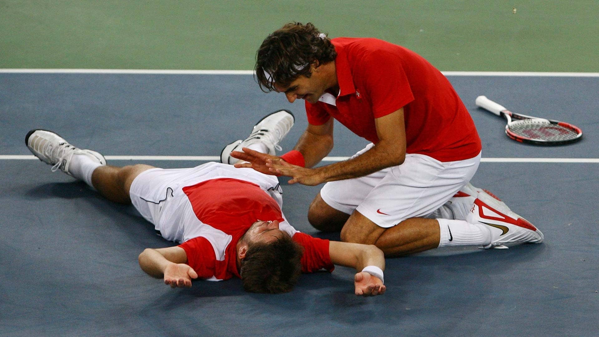 <a href='https://www.atptour.com/en/players/stan-wawrinka/w367/overview'>Stan Wawrinka</a>, <a href='https://www.atptour.com/en/players/roger-federer/f324/overview'>Roger Federer</a>