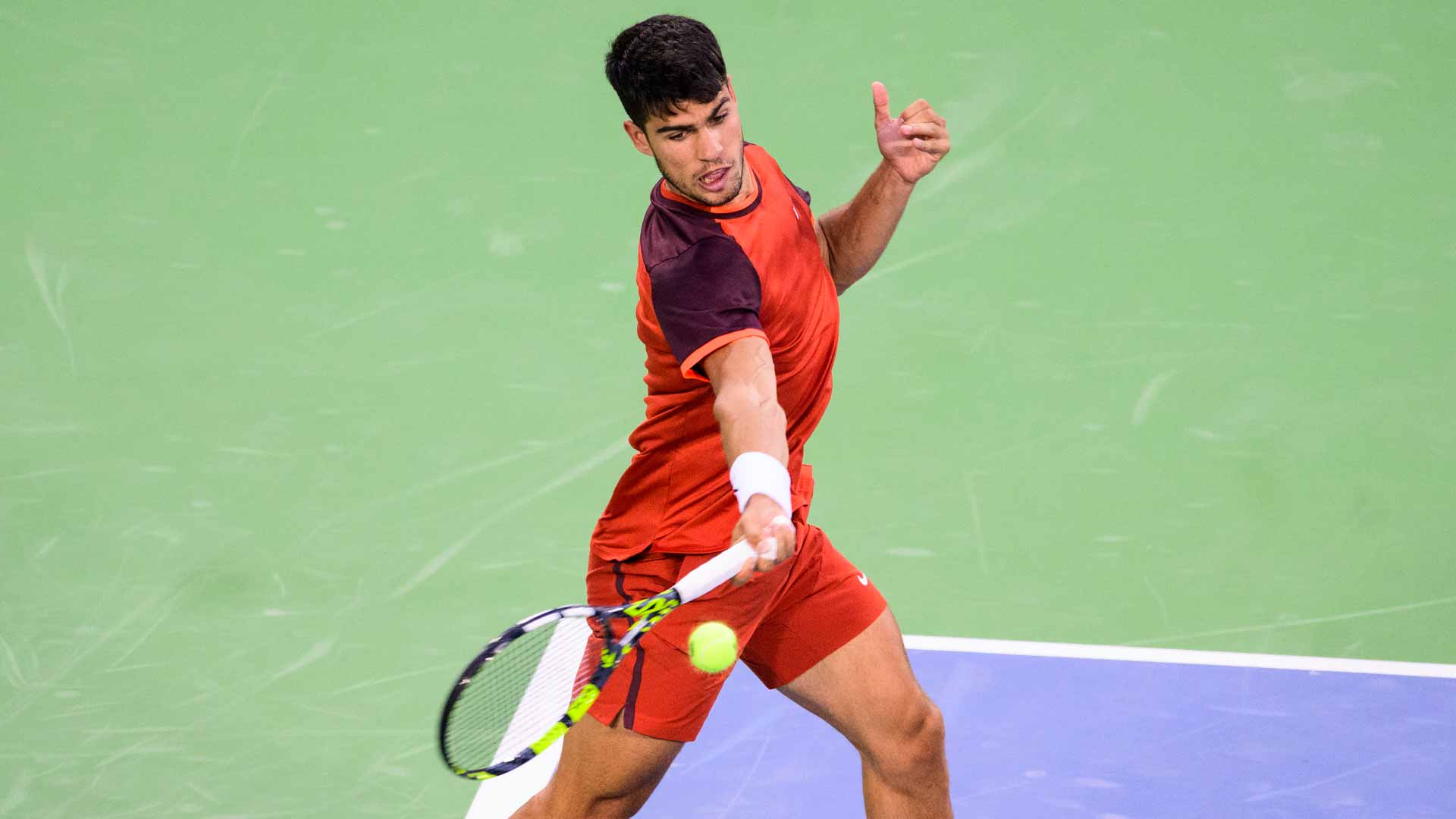 Alcaraz, Monfils Cincinnati match suspended due to rain ATP Tour Tennis