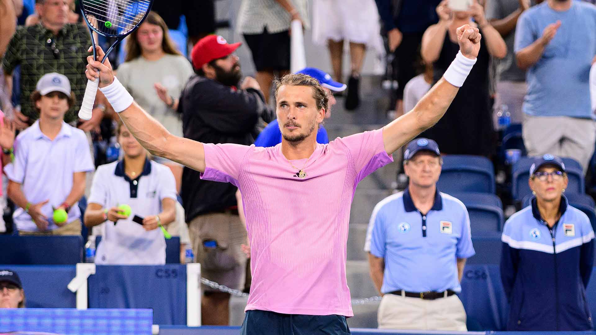 Zverev shrugs off rain delays, Shelton to reach Cincinnati SFs ATP