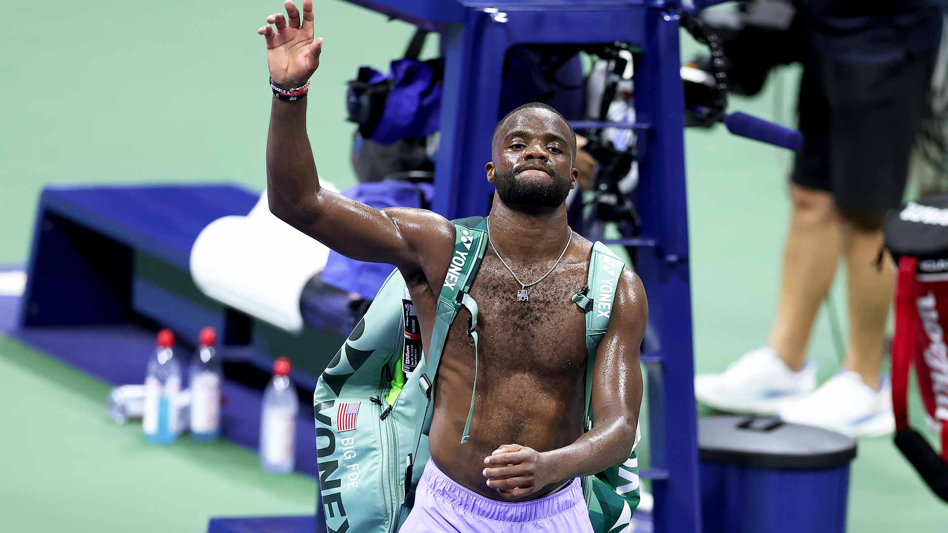 Frances Tiafoe fue derrotado por Taylor Fritz en las semifinales del US Open.