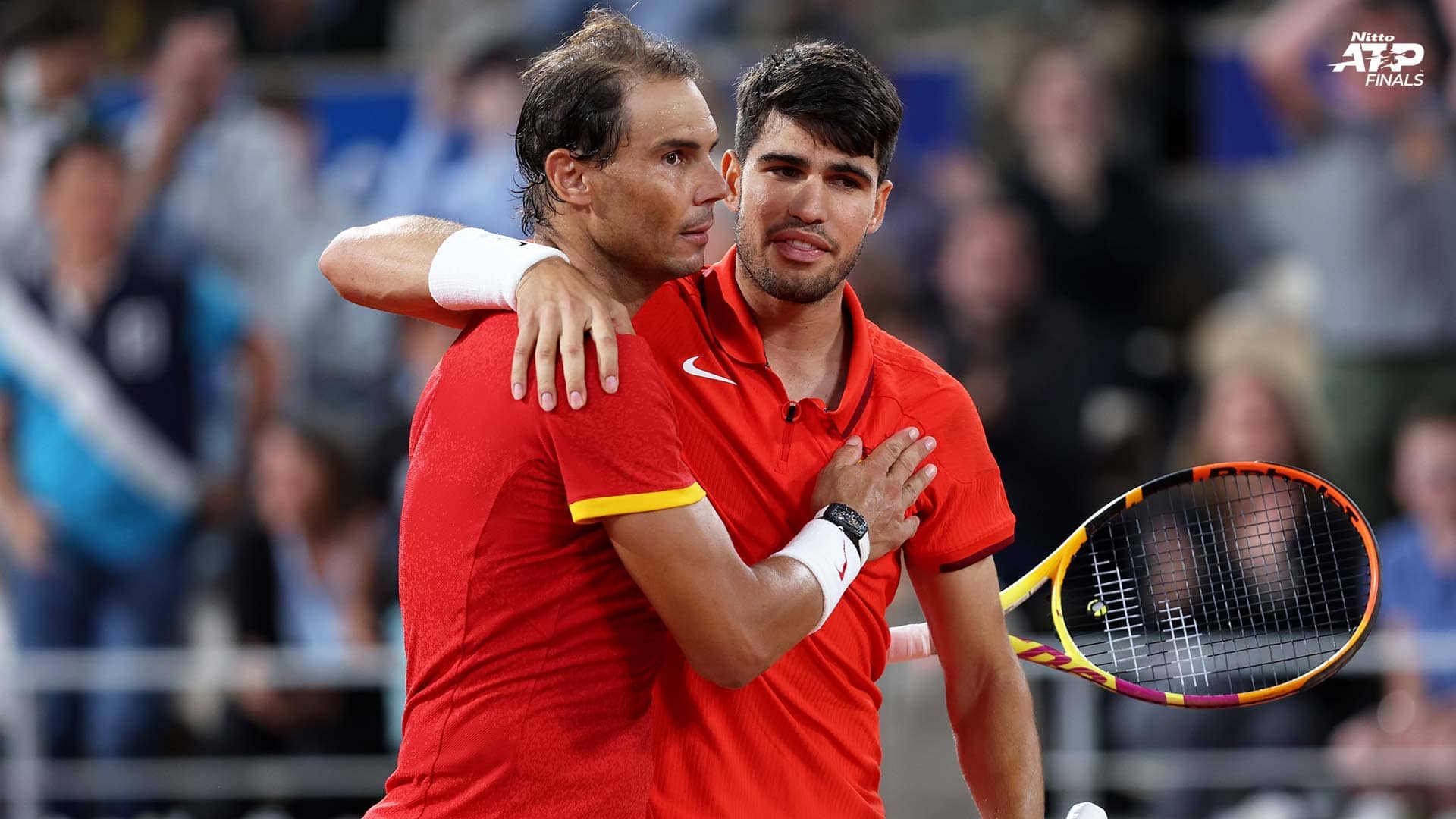 Rafael Nadal es el ídolo de Carlos Alcaraz.