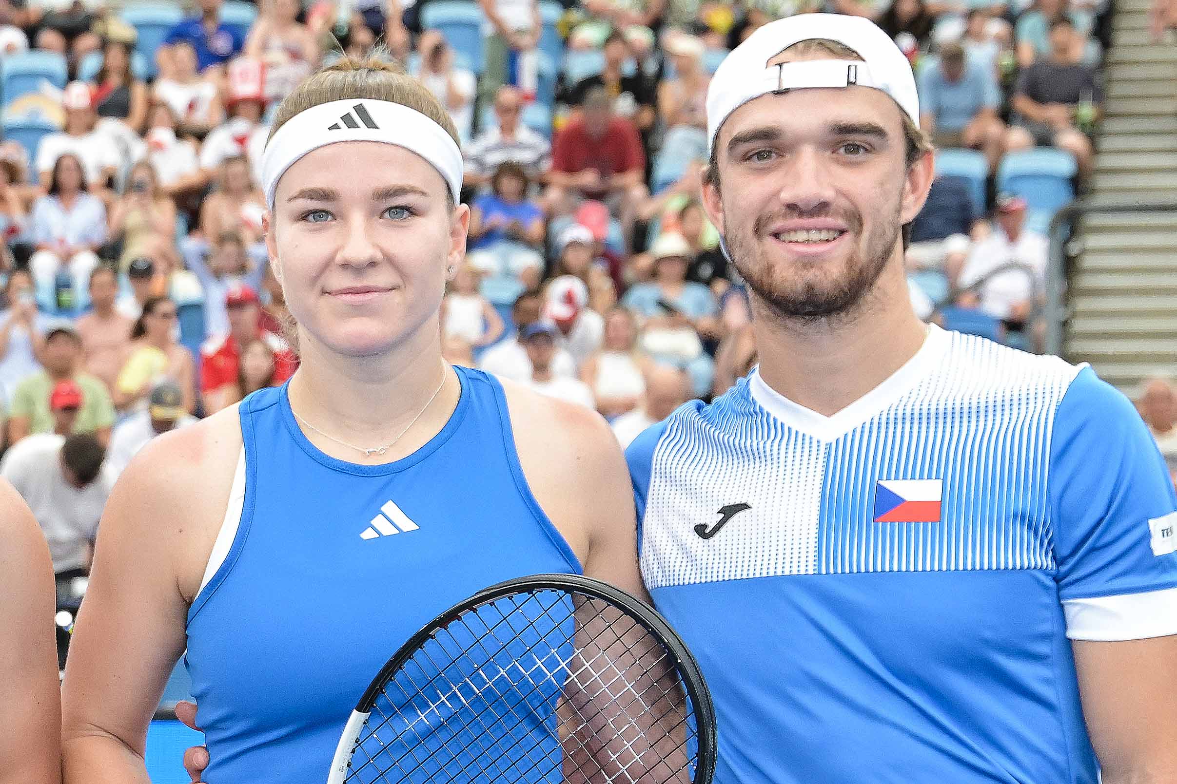 Karolina Muchova y Tomas Machac son los principales jugadores checos en individuales de la United Cup.