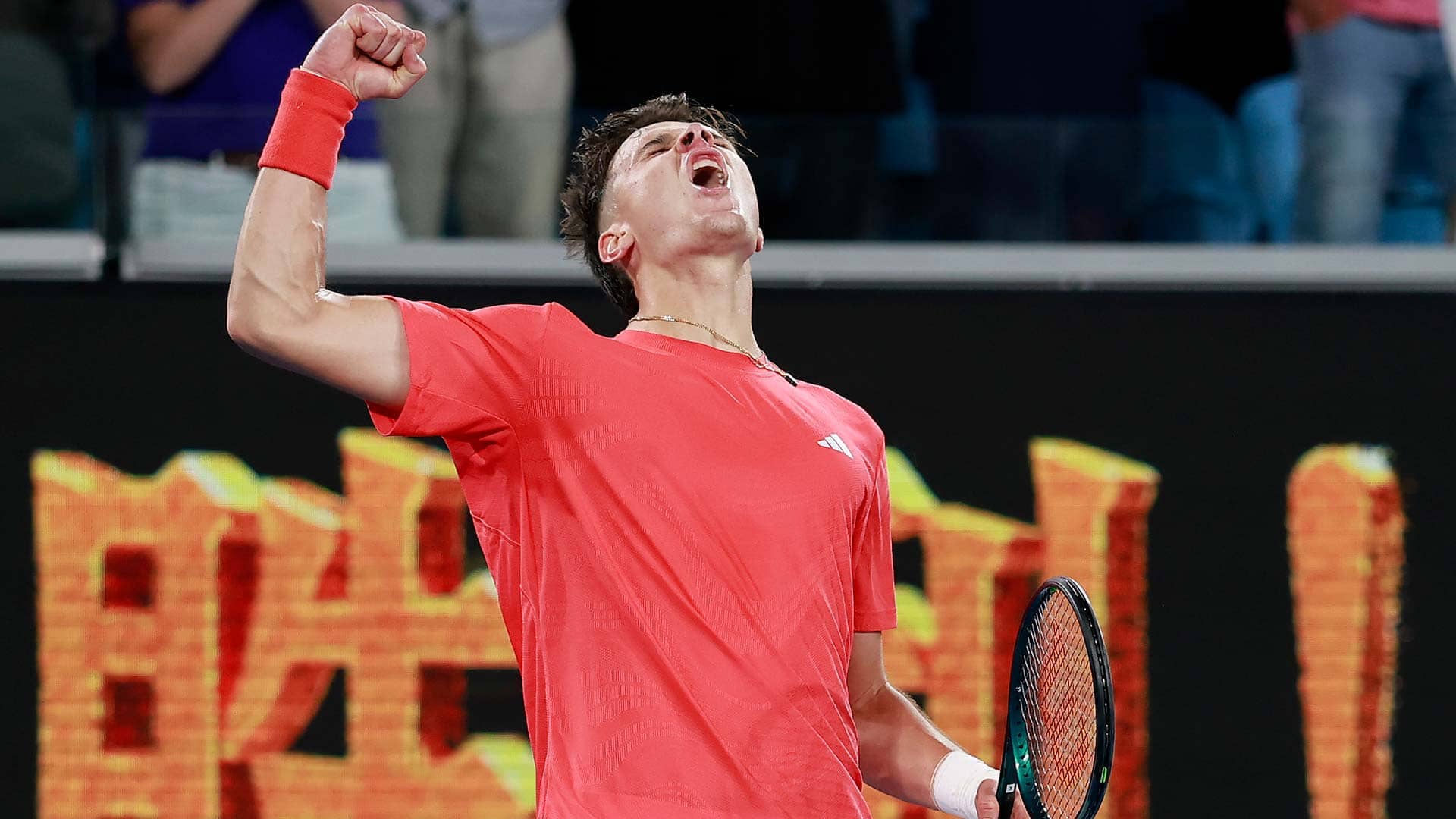 Jakub Mensik improves to 5-3 against Top 10 players.