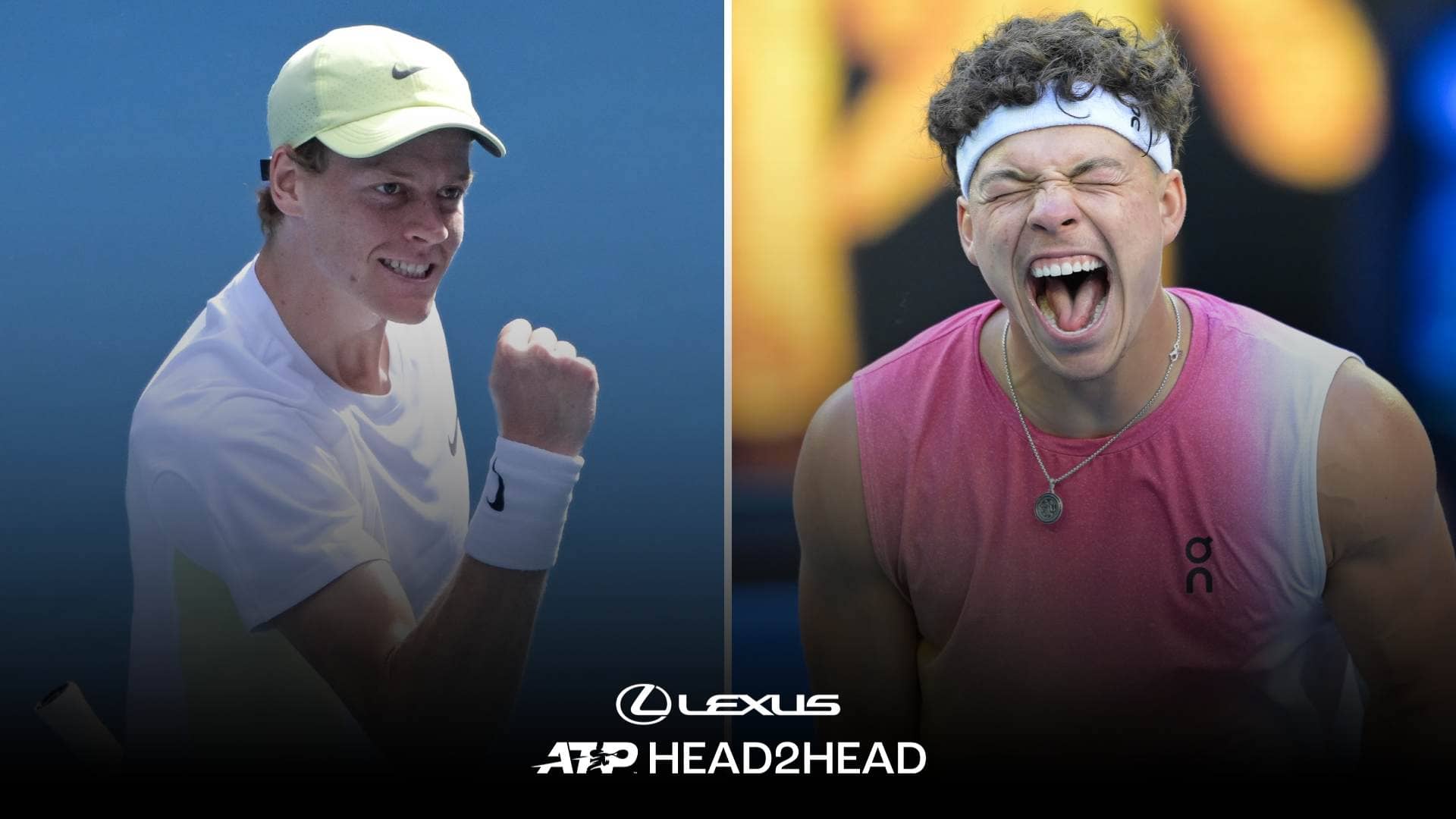 Jannik Sinner lidera el Lexus ATP Head2Head frente a Ben Shelton por 4-1.