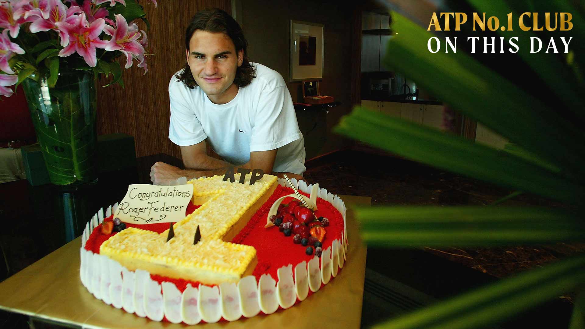 Roger Federer se convirtió en No. 1 por primera vez el 2 de febrero de 2004.