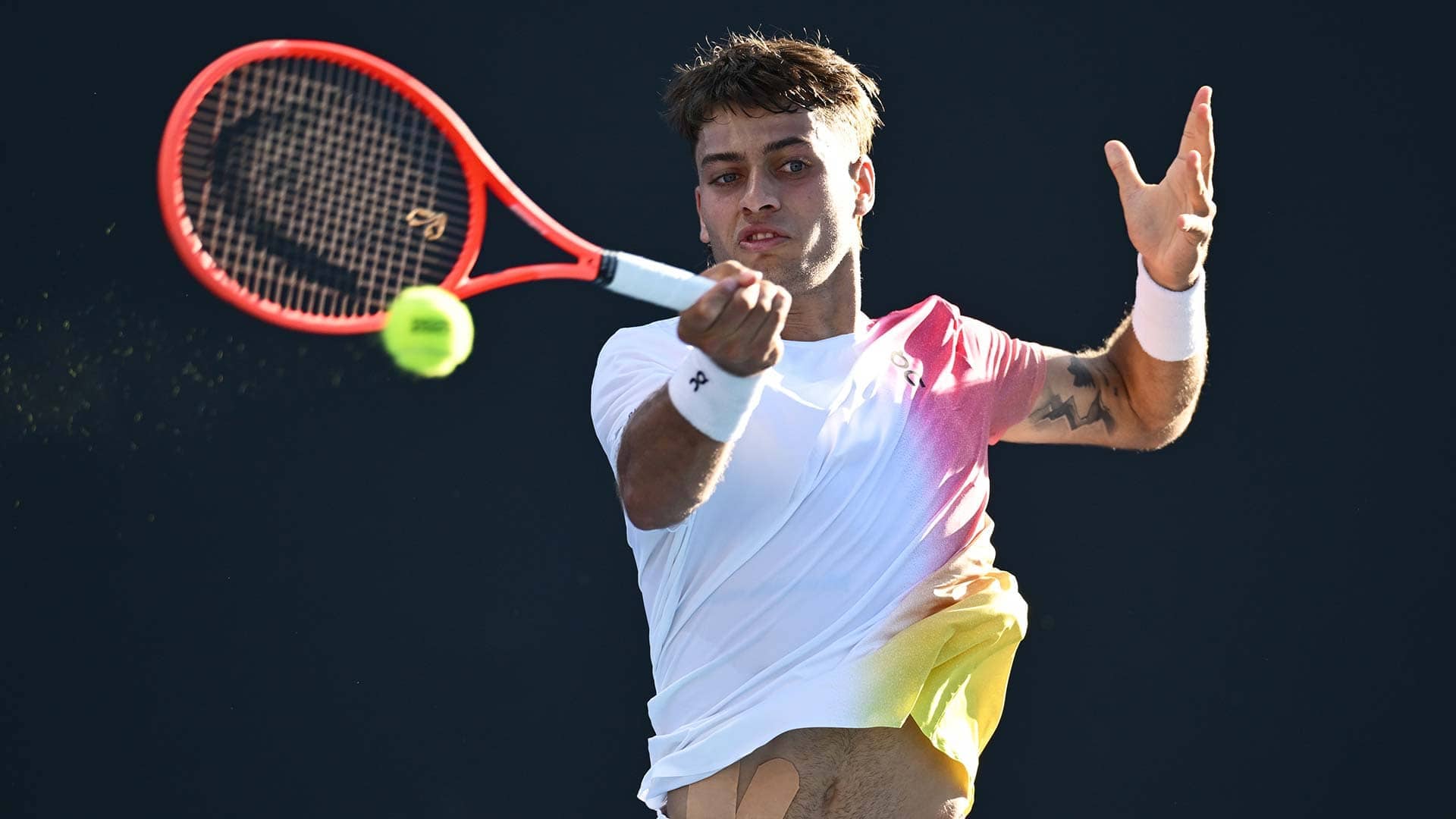 Flavio Cobolli is competing in Rotterdam this week.