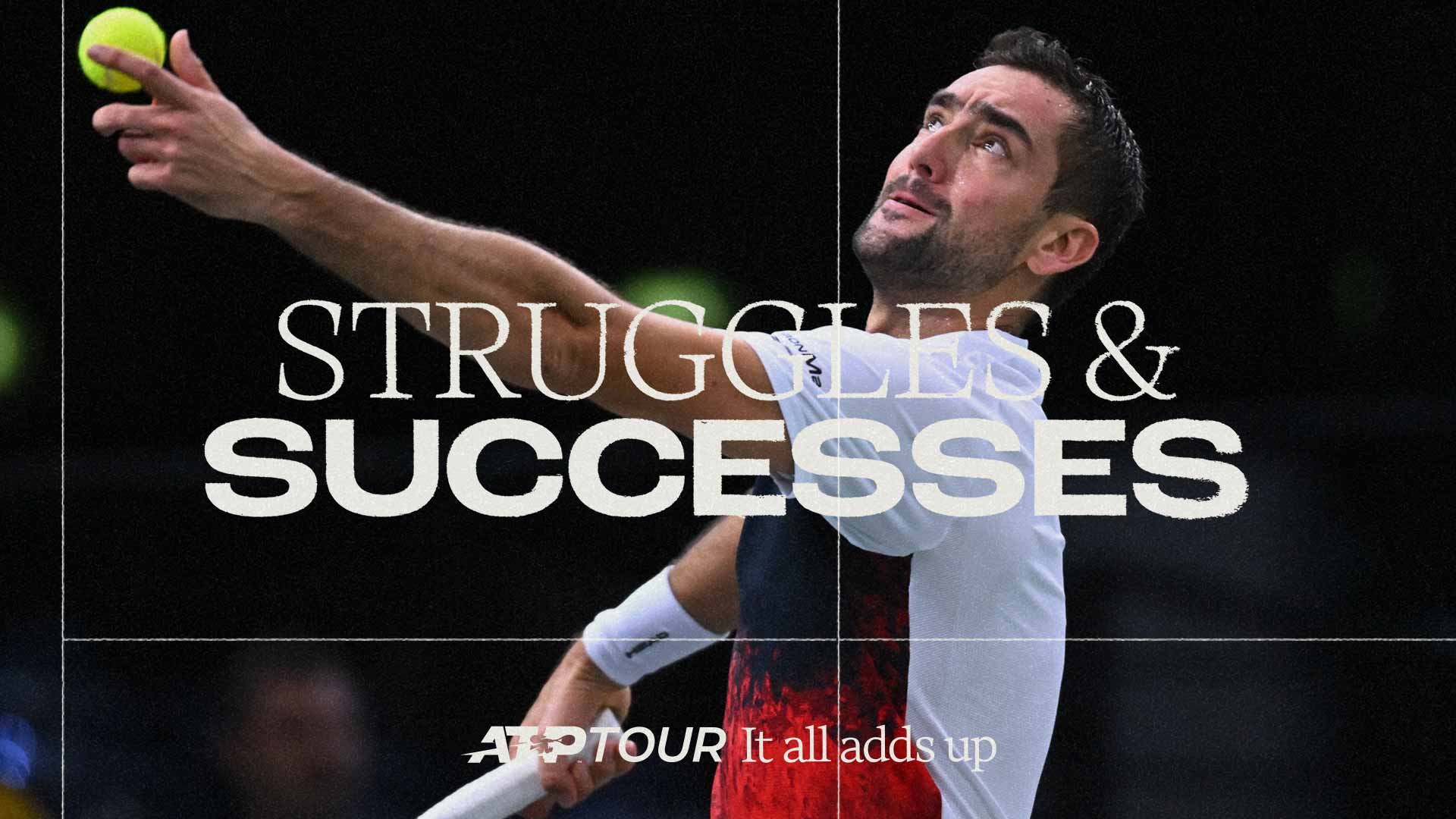 Marin Cilic is a 21-time tour-level titlist.