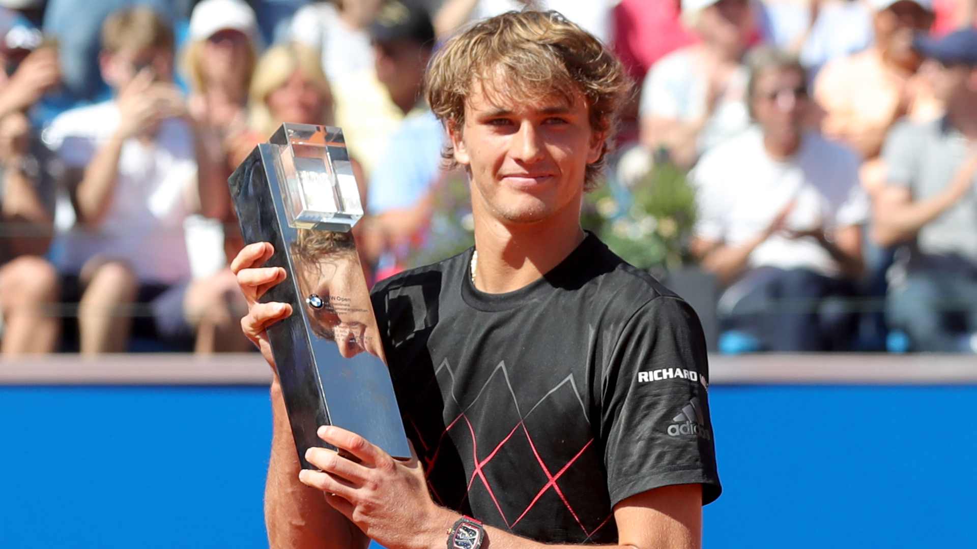 Alexander Zverev won back-to-back titles at the BMW Open in Munich in 2017-18.
