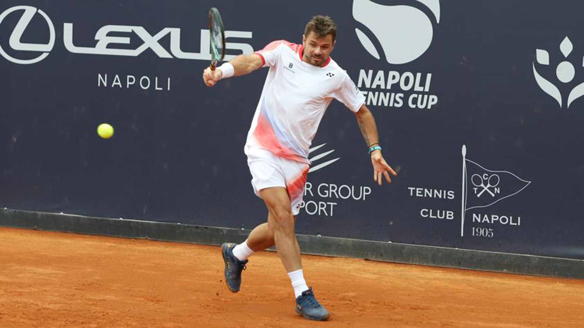 Stan Wawrinka at the Naples Challenger.