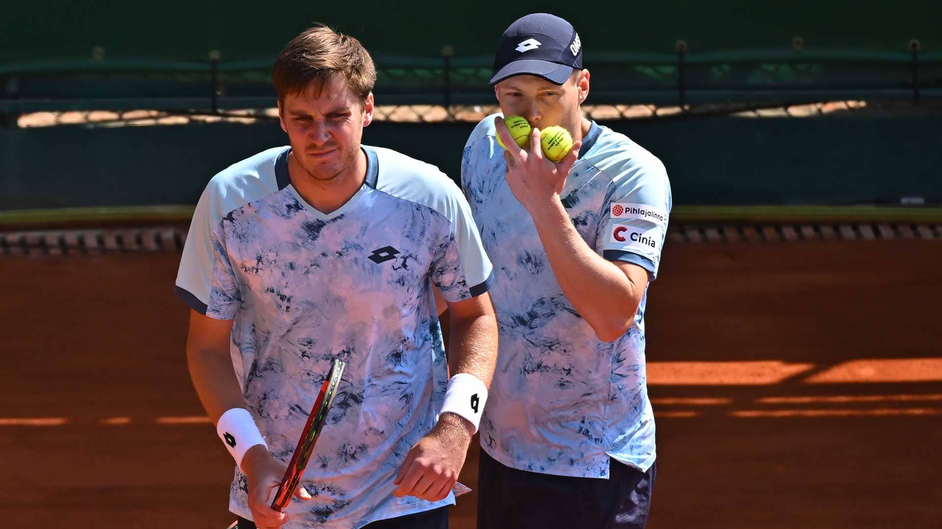 Henry Patten and Harri Heliovaara in action on Thursday in Monte-Carlo.