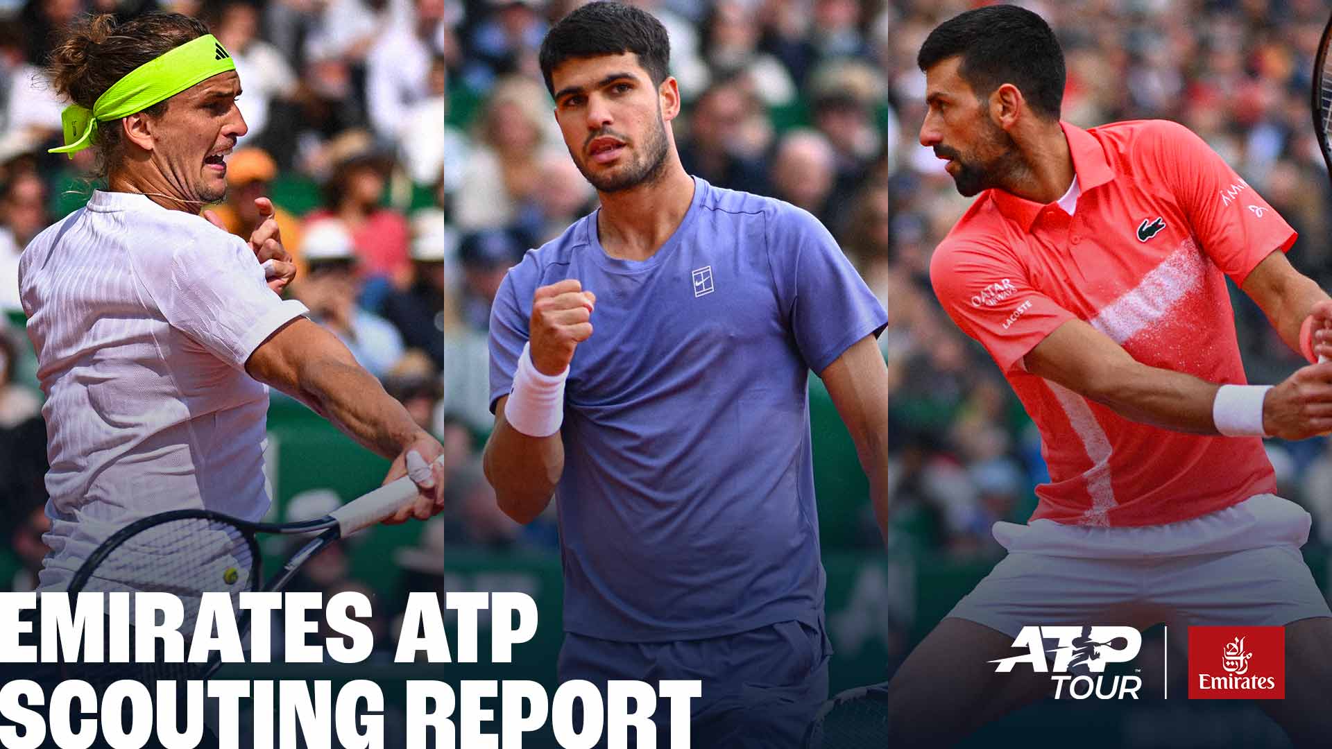 Scouting Report: Alcaraz y Zverev lideran Madrid, Djokovic regresa a la Caja Mágica