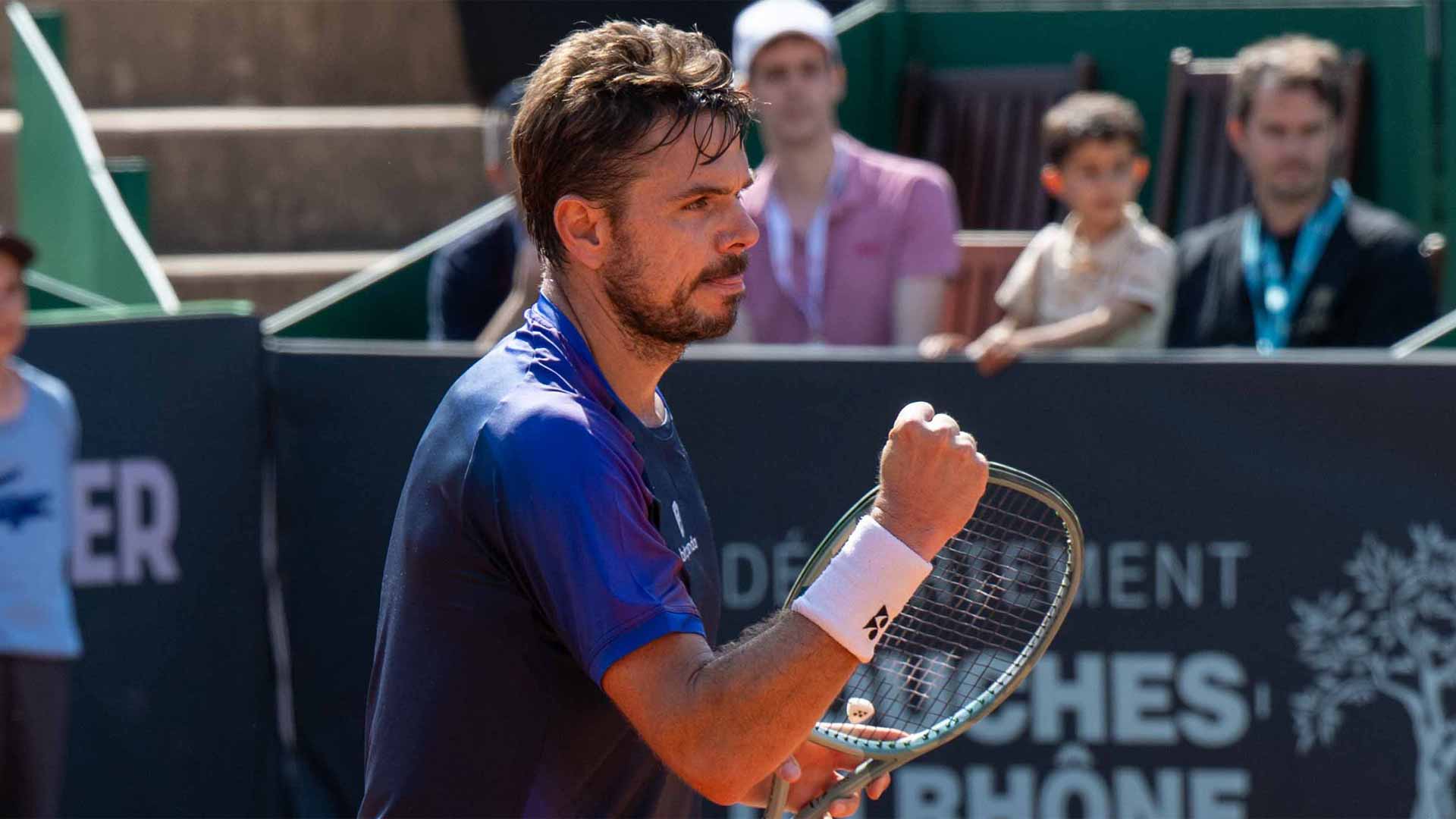 Wawrinka wins opener at Aix-en-Provence Challenger, next faces top seed
