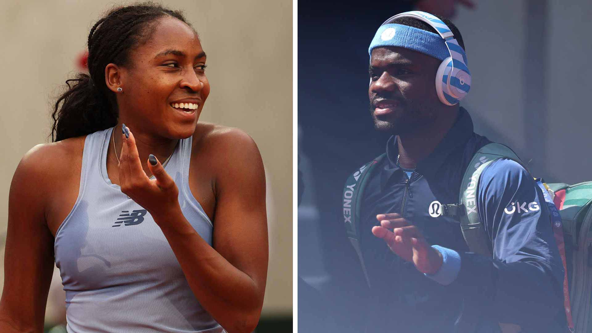 Coco Gauff y Frances Tiafoe están en 2ª ronda de Roland Garros.