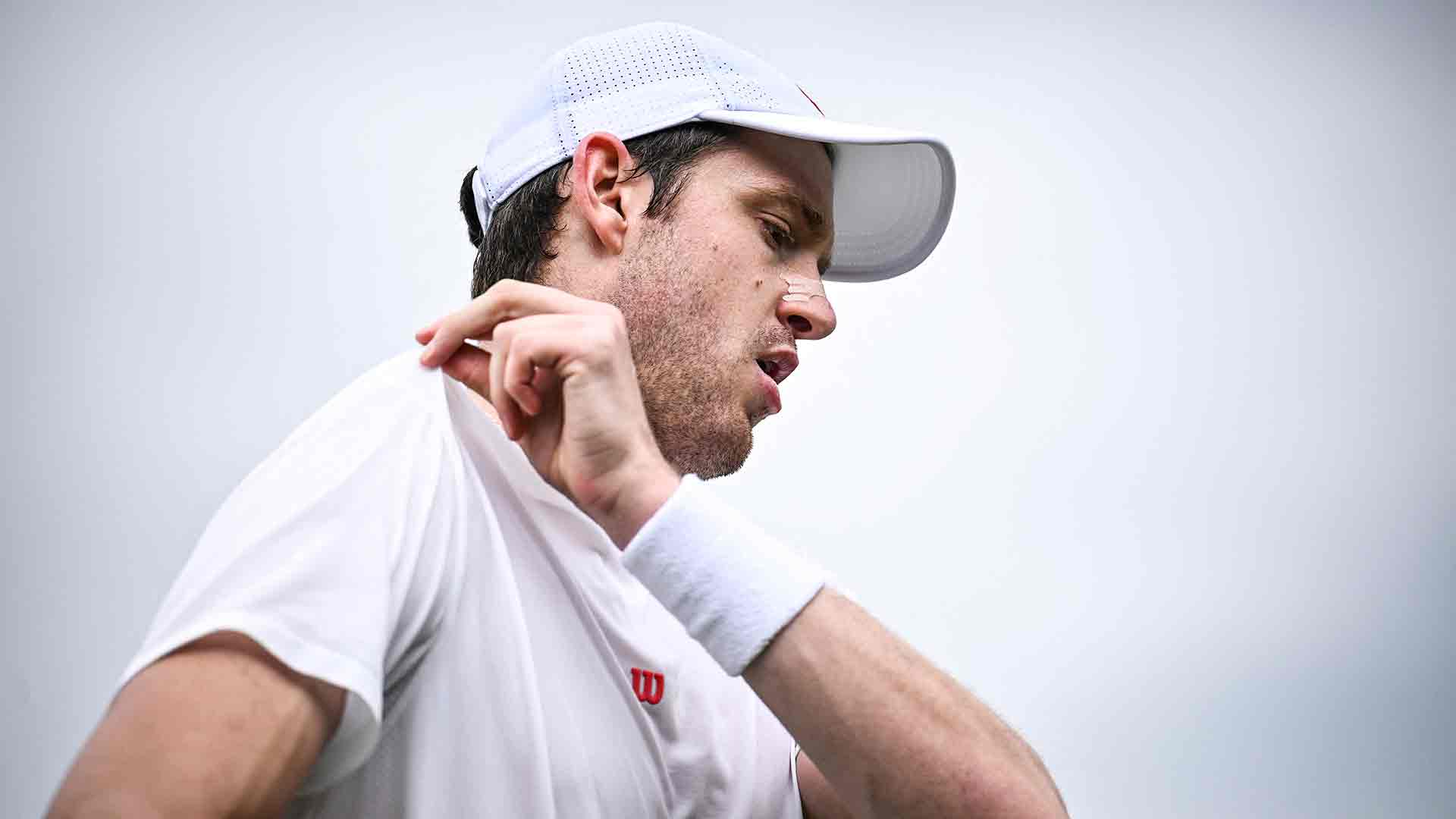 Nicolás Jarry tiene un récord de 9-10 sobre césped en el ATP Tour.
