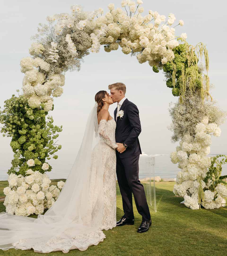 <a href='https://www.atptour.com/en/players/alejandro-davidovich-fokina/dh50/overview'>Alejandro Davidovich Fokina</a> and Paloma Amatiste married in Casares, Spain on 14 June.