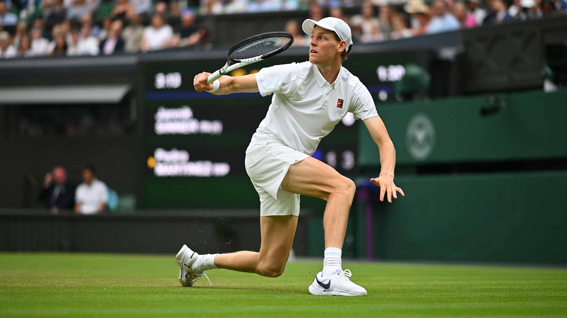 Sinner equals Open Era record with Martinez destruction at Wimbledon