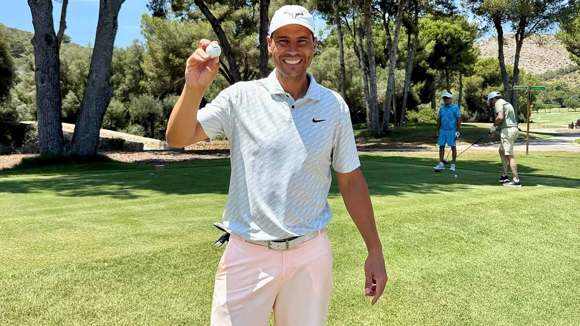 Ace! Nadal hits hole in one in Mallorca