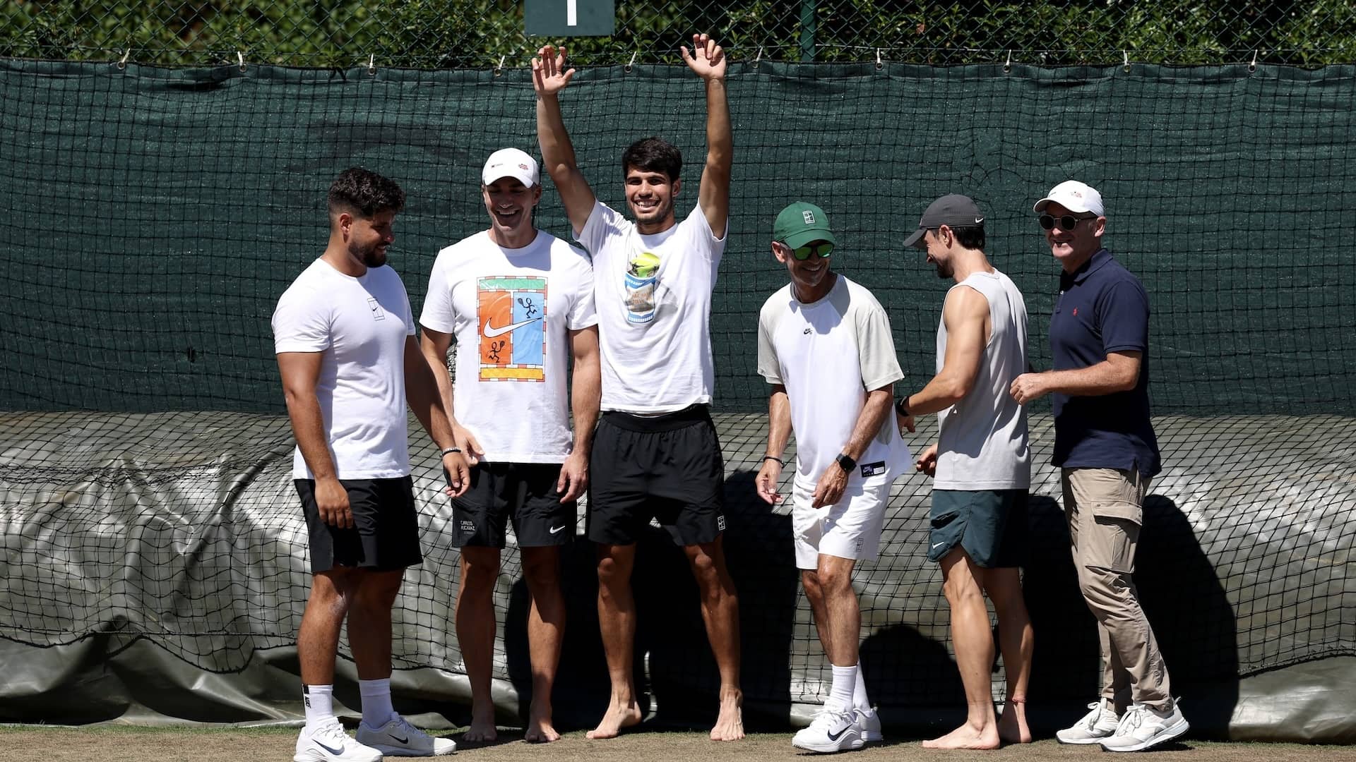 Alcaraz afina los últimos detalles para la final de Wimbledon