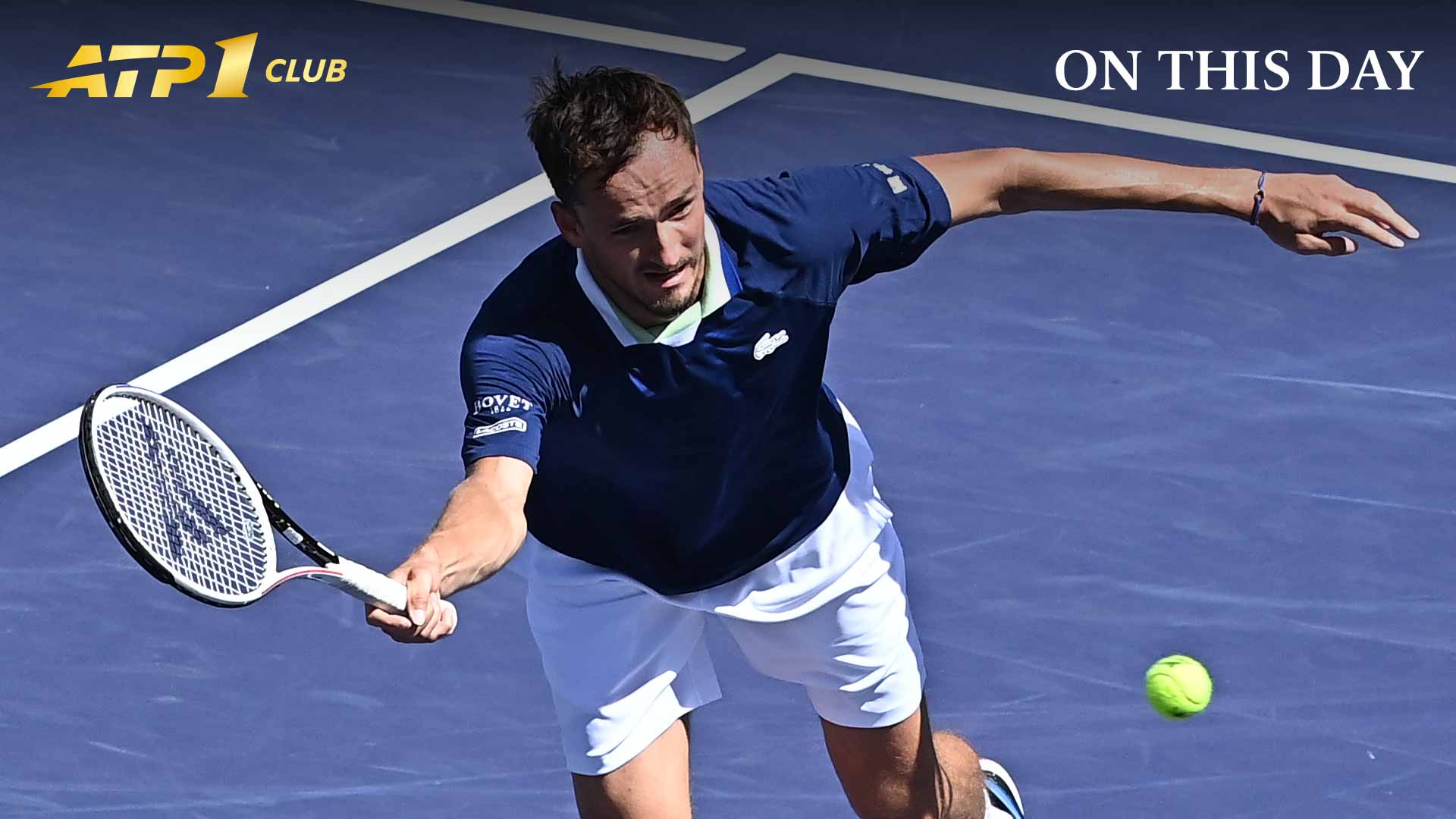 Daniil Medvedev first competed as No. 1 in the PIF ATP Rankings at Indian Wells in 2022.