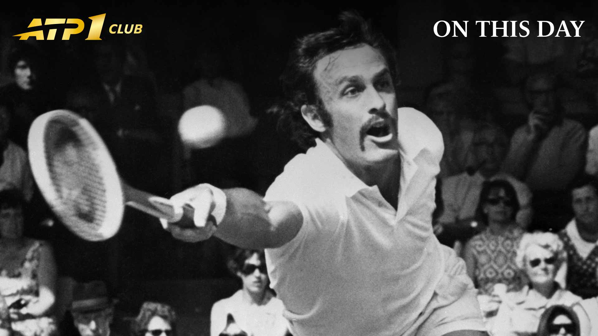 John Newcombe spent eight weeks at No. 1 in the PIF ATP Rankings.