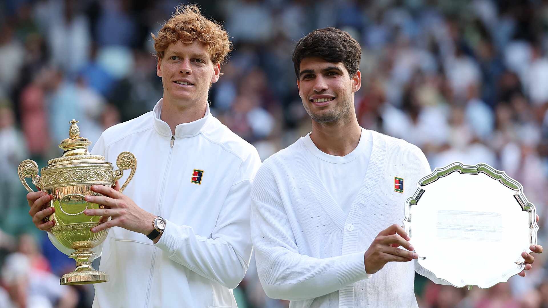 Jannik Sinner y Carlos Alcaraz, protagonistas en la final de Wimbledon, afrontan el torneo de Cincinnati.