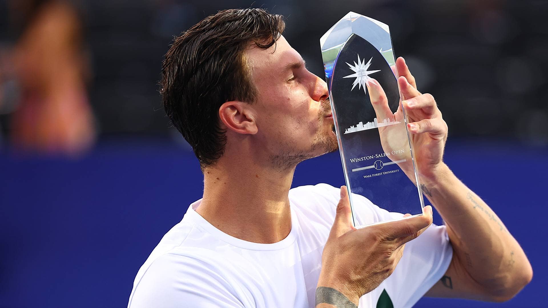 Fucsovics claims Winston-Salem Open title after near catastrophe
