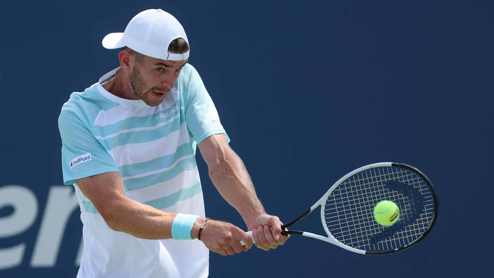Jerome Kym is competing in his first major main draw.