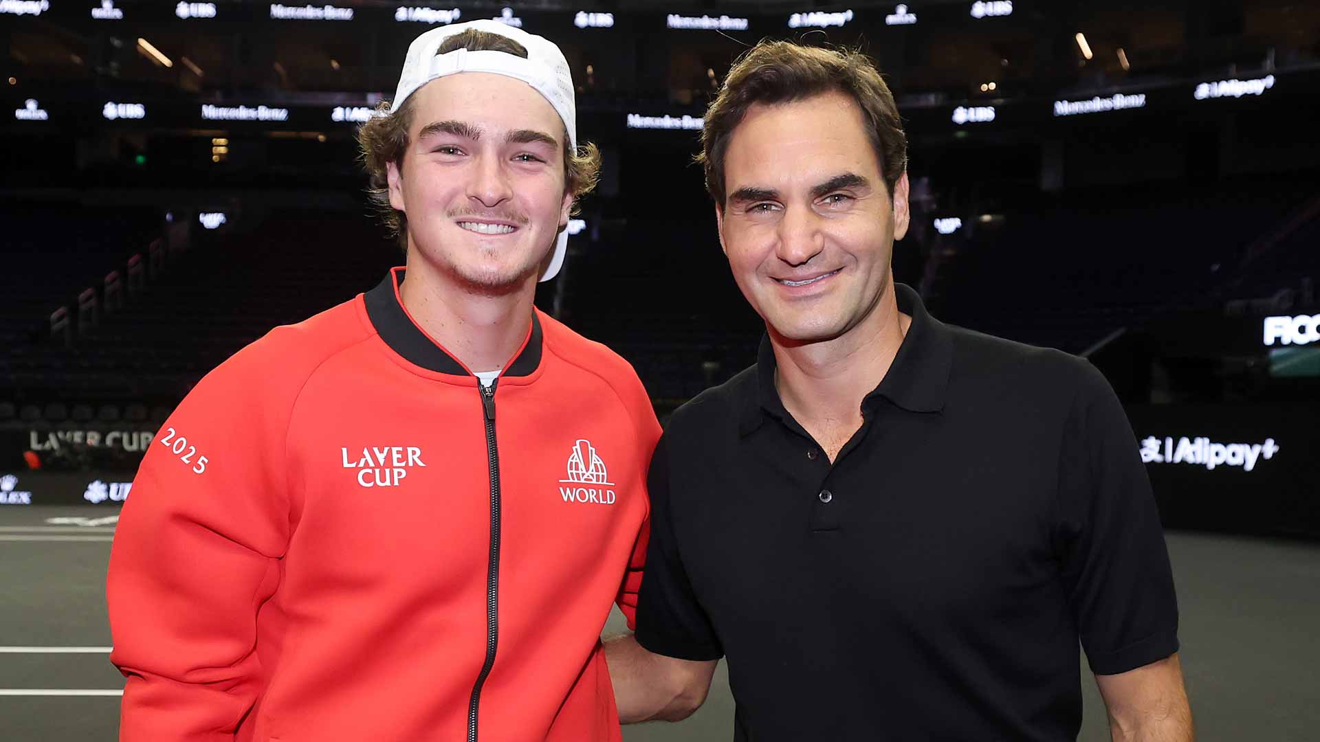 Fonseca meets Federer for the first time at Laver Cup