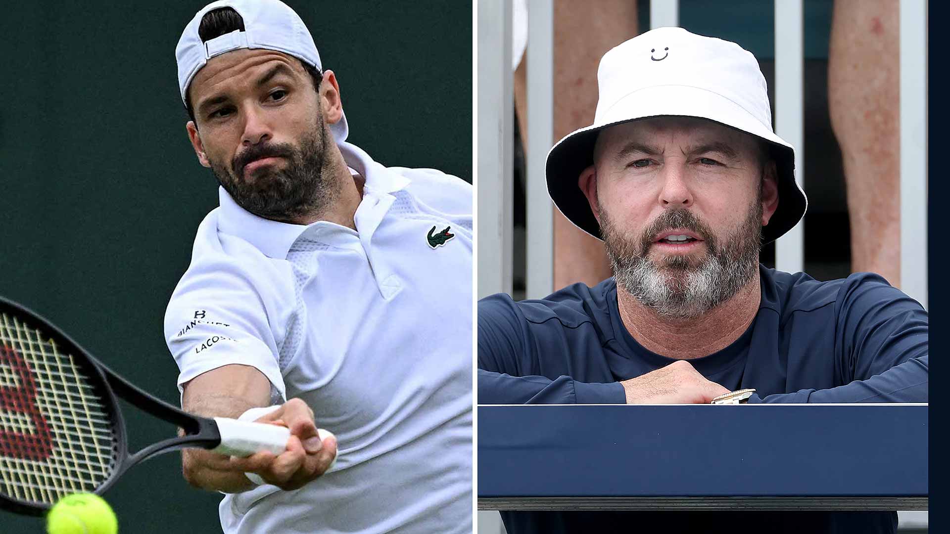 Dimitrov splits with coach Delgado