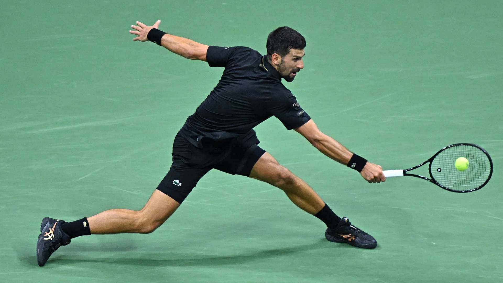 Djokovic arrives at the Rolex Shanghai Masters  