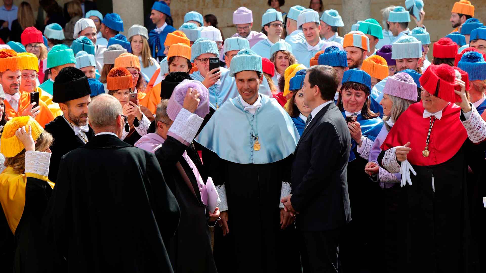 Nadal es investido ‘Honoris Causa’ por la Universidad de Salamanca