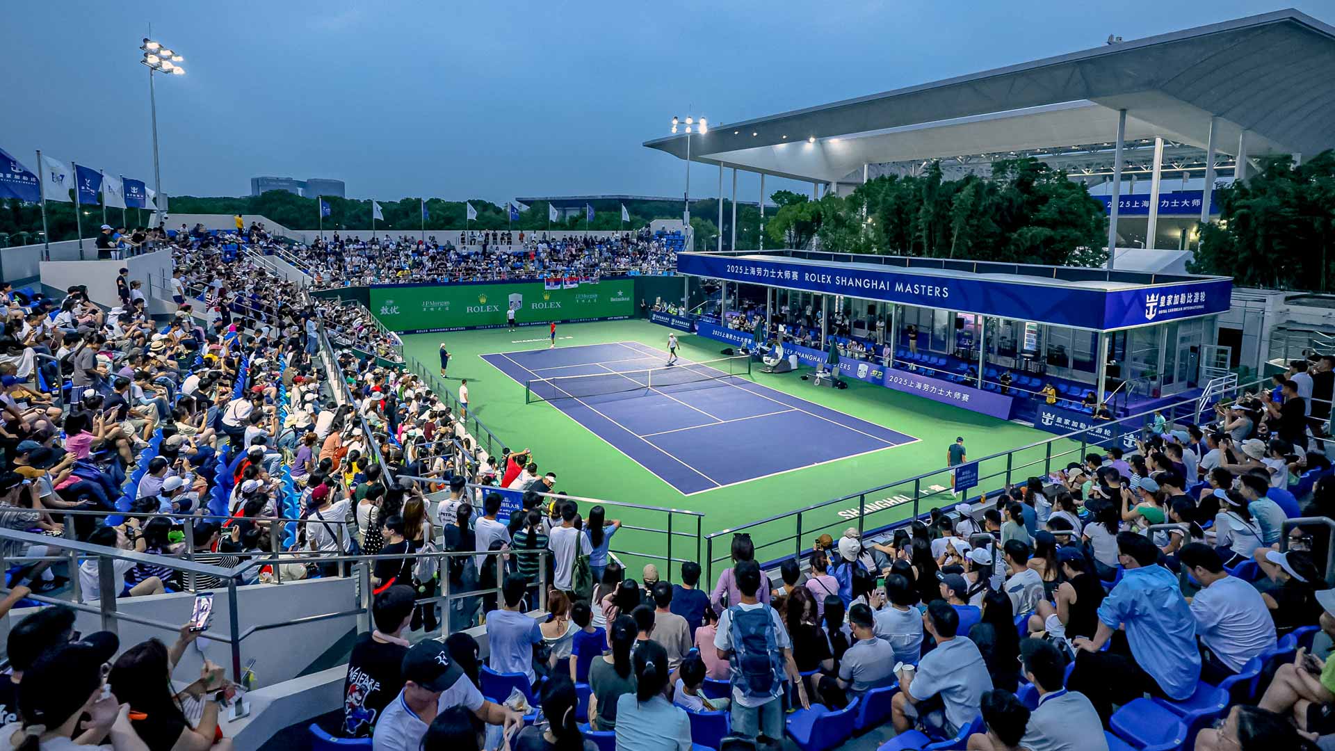 Court 17, the all-new practice court at the <a href='https://www.atptour.com/en/tournaments/shanghai/5014/overview'>Rolex Shanghai Masters</a>.