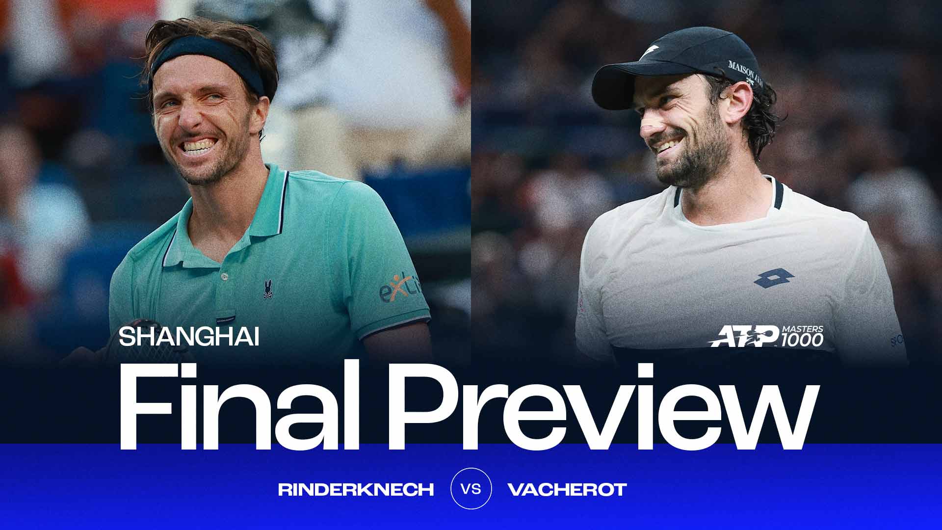 Cousins Rinderknech & Vacherot living 'undreamable dream': Who will win Shanghai final?