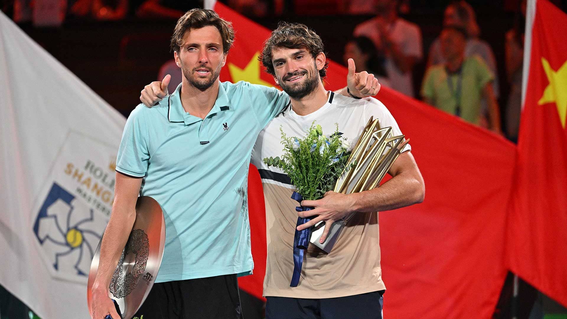 Vacherot completes Shanghai fairytale, defeats cousin Rinderknech for maiden title