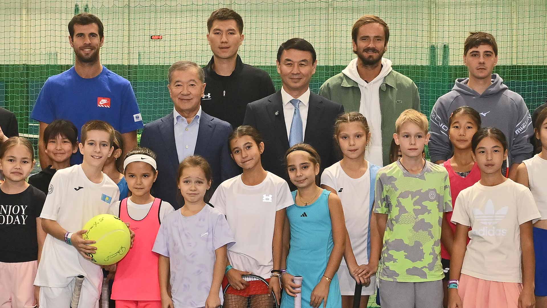 Khachanov, Medvedev & Cobolli open new tennis complex in Almaty