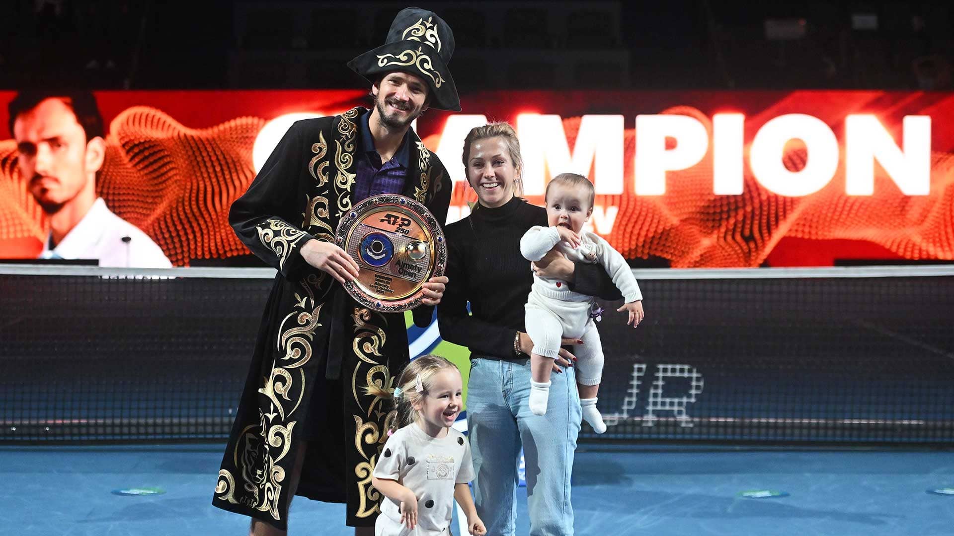 Medvedev ends 882-day title drought in Almaty