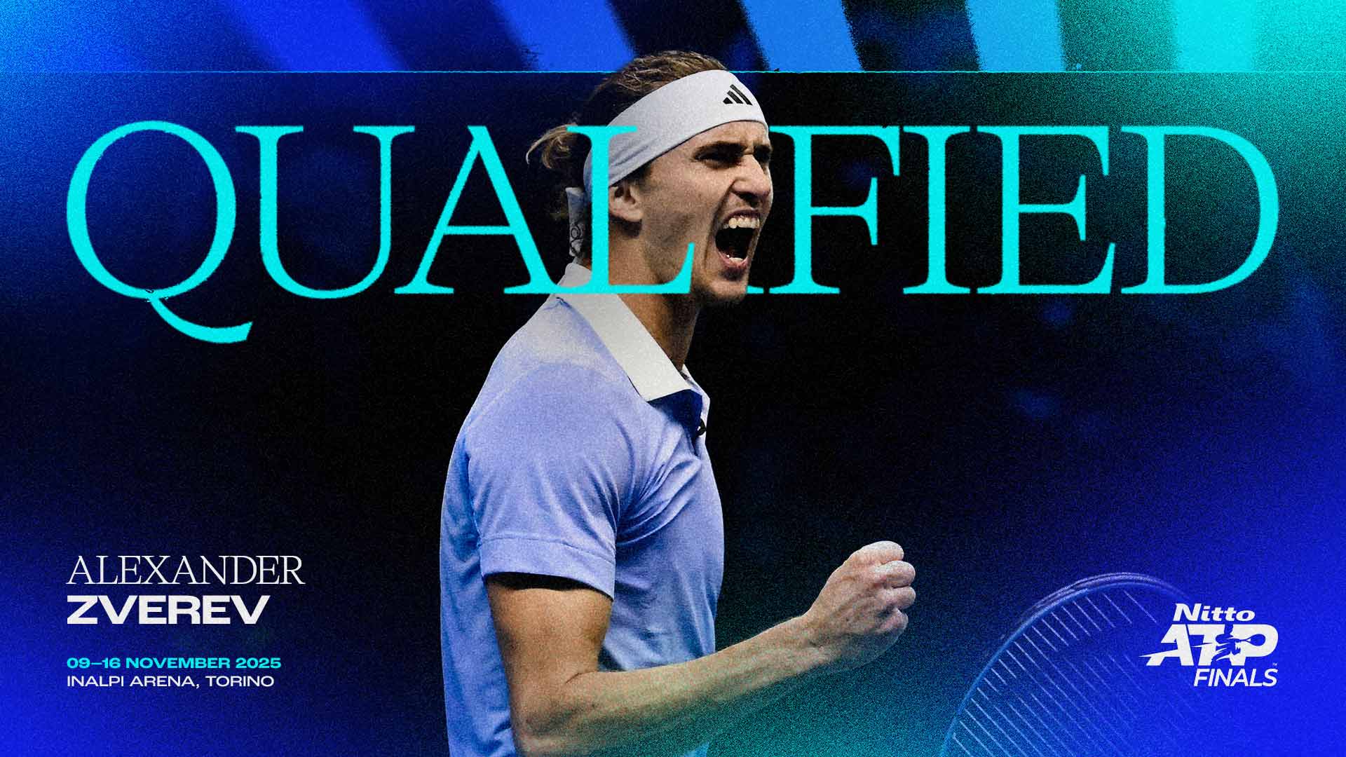Zverev joins Alcaraz, Sinner & Djokovic, qualifies for Nitto ATP Finals
