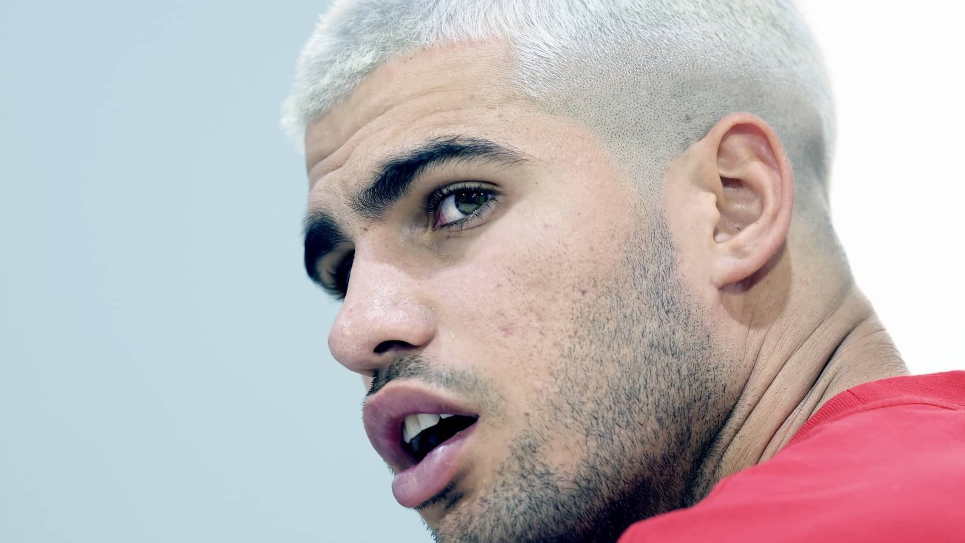 Carlos Alcaraz, durante un entrenamiento previo a París.