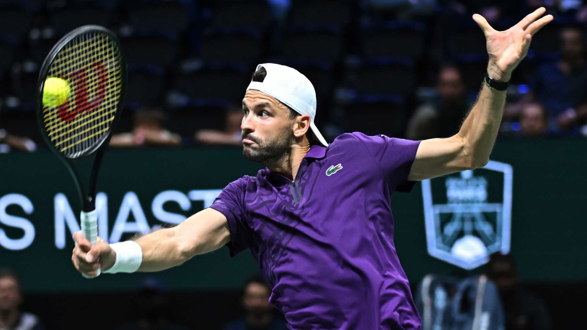 Grigor Dimitrov was scheduled to play Daniil Medvedev in Paris on Wednesday.